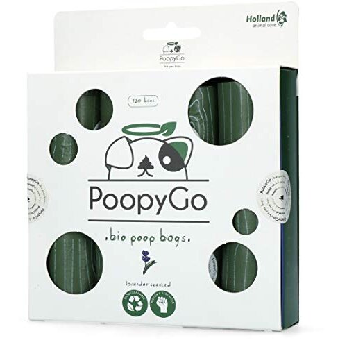 Holland Animal Care PoopyGo - 120 environmentally friendly poo bags with lavender scent - 1 piece